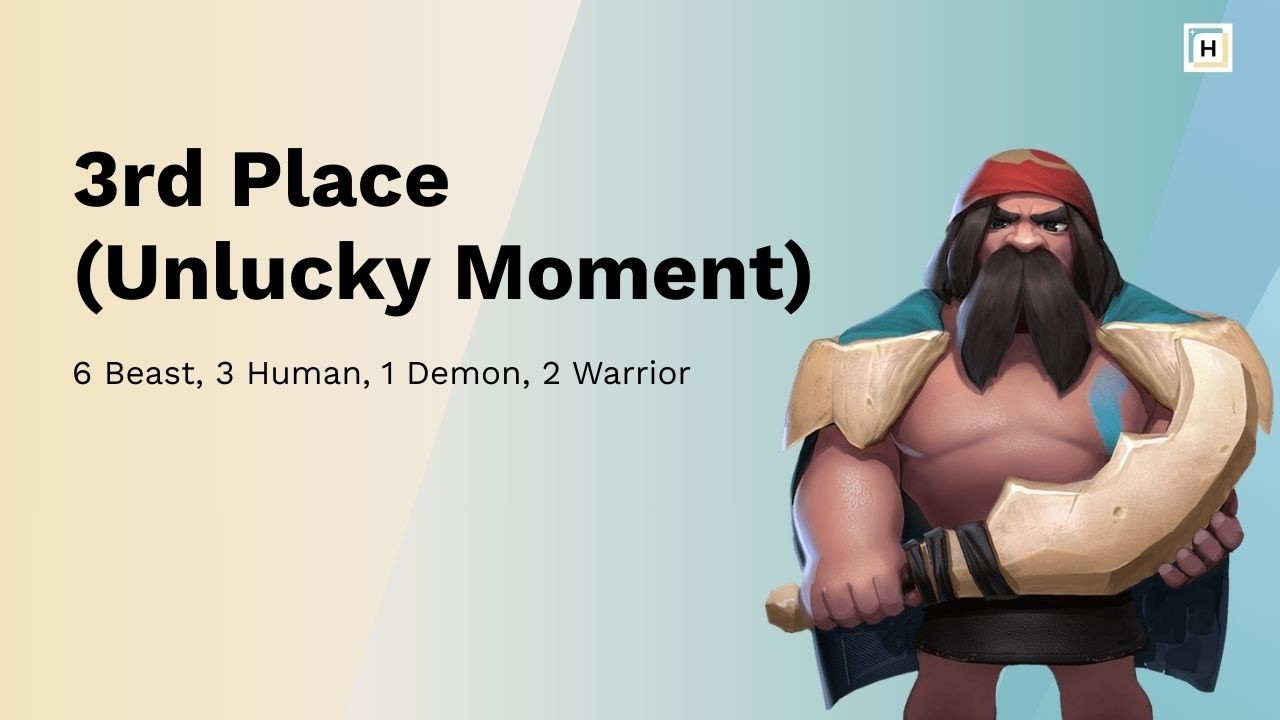 3rd Place (Unlucky Moment) | S35 Auto Chess