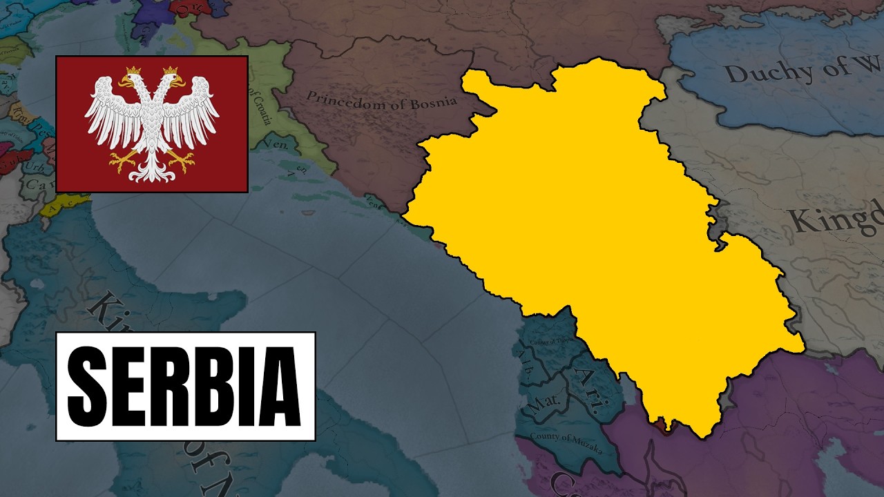 Seizing Constantinople as the Serbian Empire