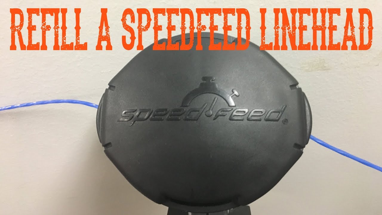 How To ReFill a SpeedFeed Linehead On A WeedEater