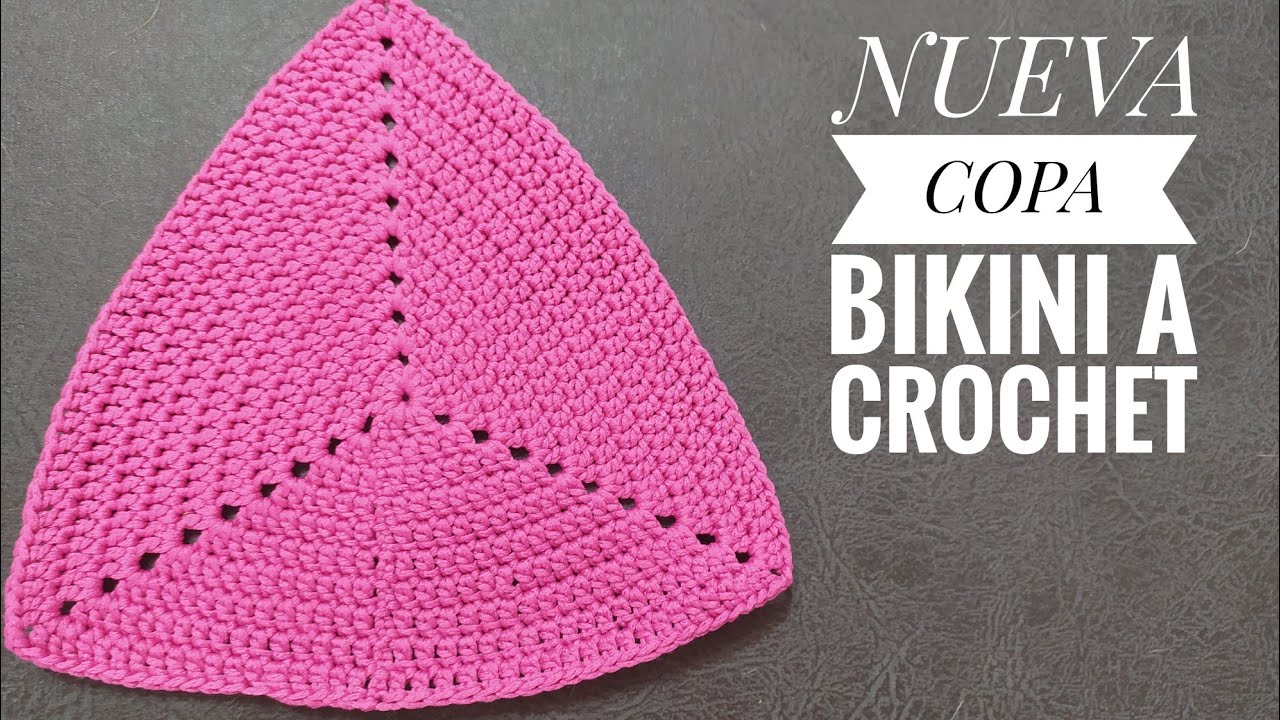 COMO HACER LA NUEVA COPA BIKINI DE MODA(TODAS LAS TALLAS) CROCHET-GANCHILLO de 2024