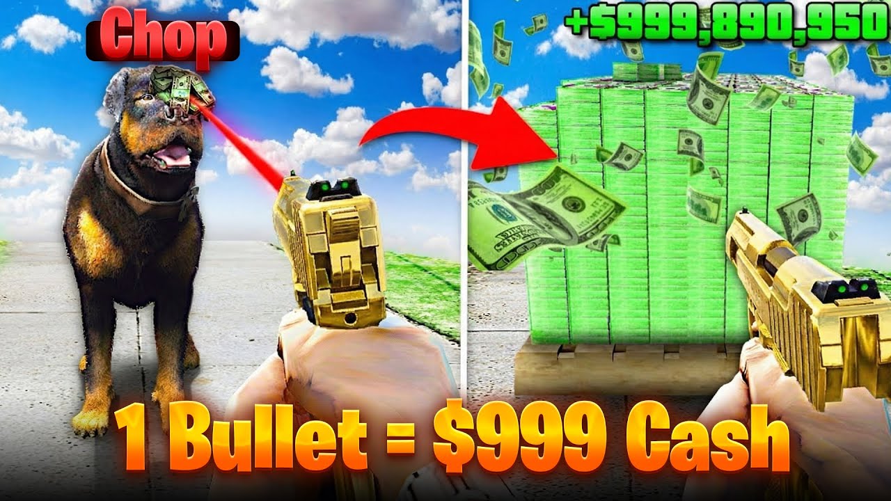 Everything I SHOOT Becomes MONEY in GTA 5