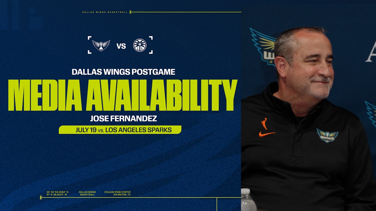 Jose Fernandez | Media Availability vs Los Angeles Sparks | 7.19.26
