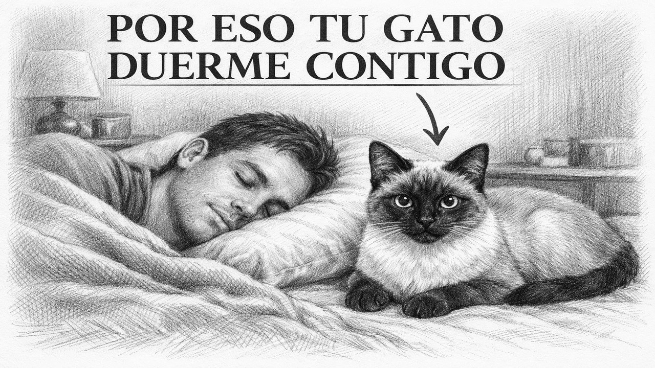 ¡Si tu gato duerme contigo todas las noches, ESTO ES LO QUE SIGNIFICA!