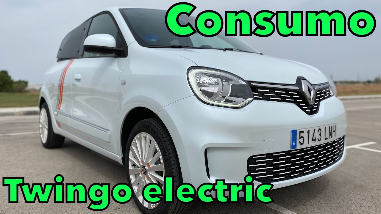 Renault TWINGO ELÉCTRICO 2021 Prueba de CONSUMO a 120 km/h, 100 km/h, Interurbano y Ciudad MOTORK