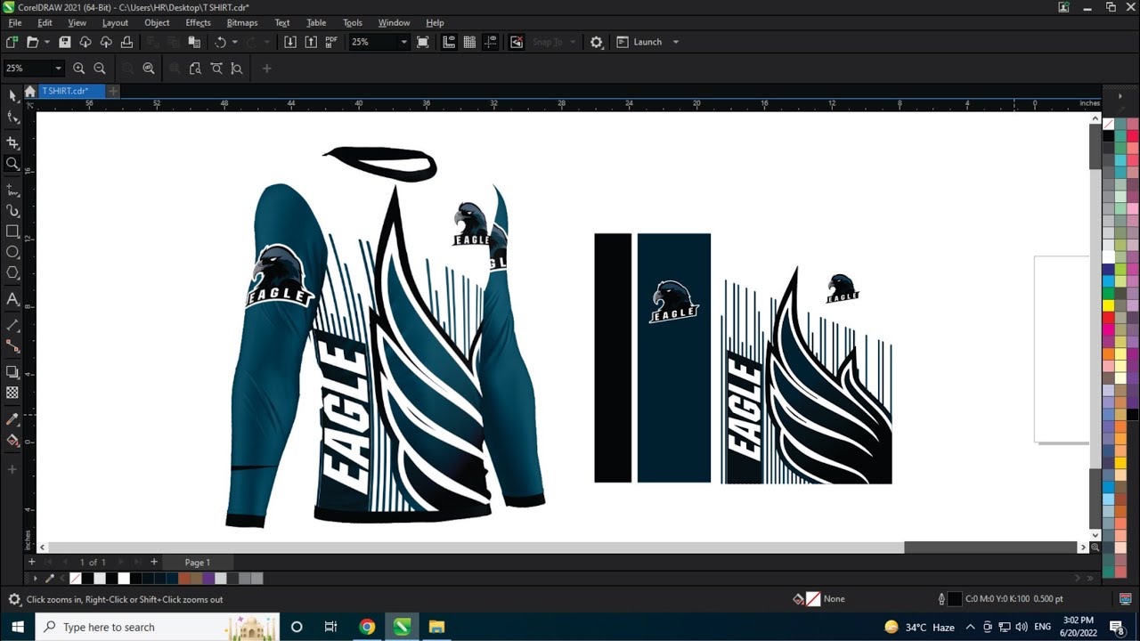 Best CorelDraw Techniques for Making T-Shirt Design Mockup - Ahsan Sabri