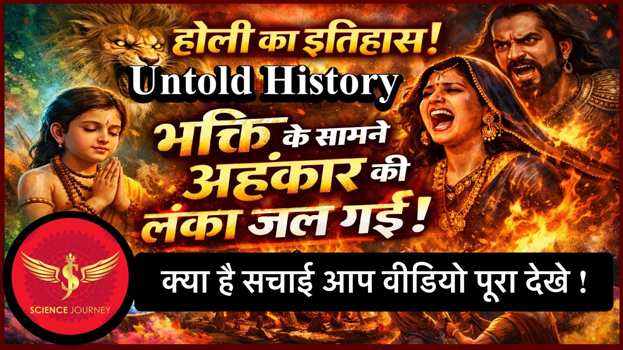 🔥होली का इतिहास ! क्या है सचाई आप वीडियो पूरा देखें ! Science Journey