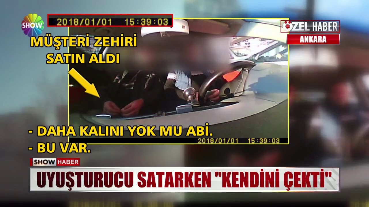 Uyuşturucu satarken 