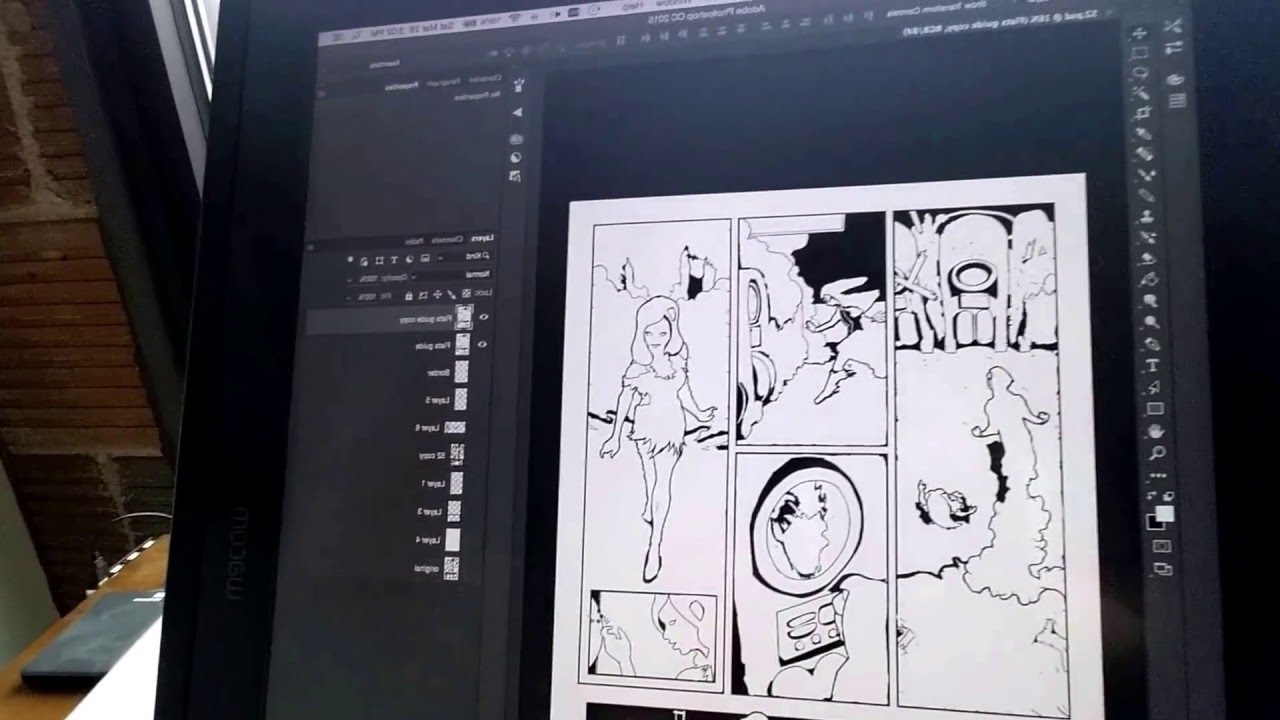 Flat Comic Coloring in Photoshop with Peltmade