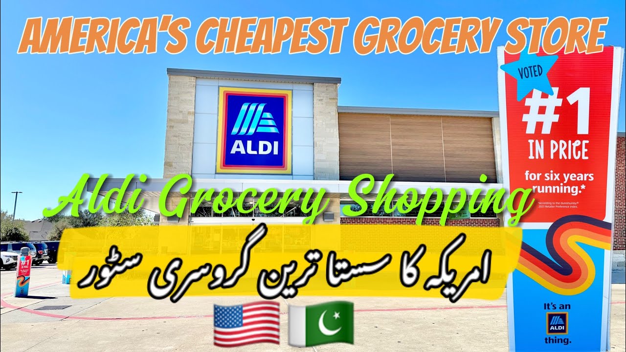 🇵🇰 Pakistani life in America 🇺🇸 | America’s Cheapest Grocery Store | Aldi Urdu Vlog in Texas