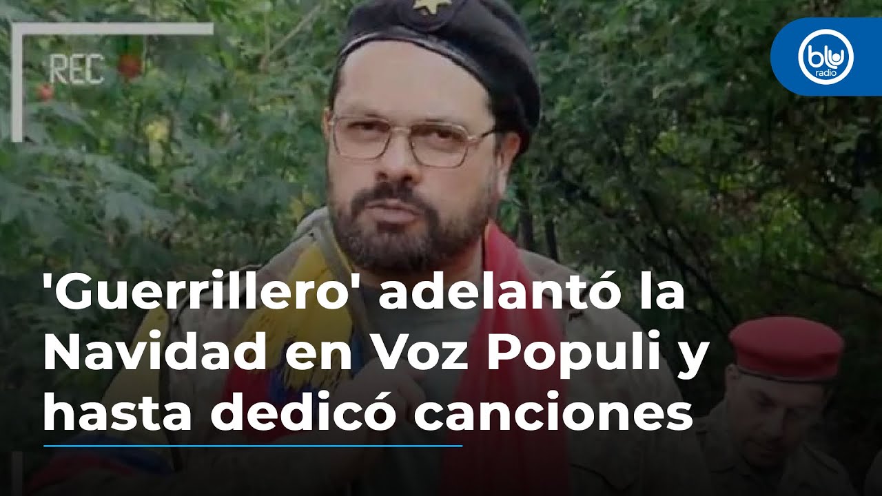 'Guerrillero' adelantó la Navidad en Voz Populi y hasta dedicó canciones