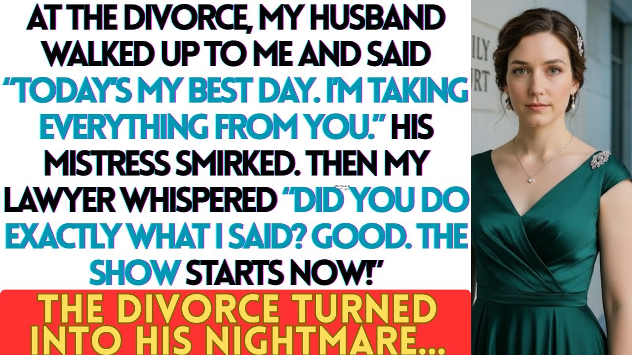“I’ll take everything from you,” my husband said in court  But the divorce became his nightmare!..