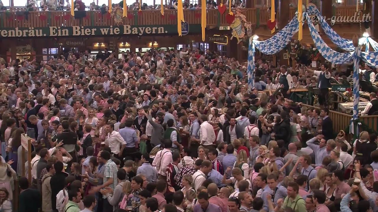 Stimmung im Schützen-Festzelt, morgens!
