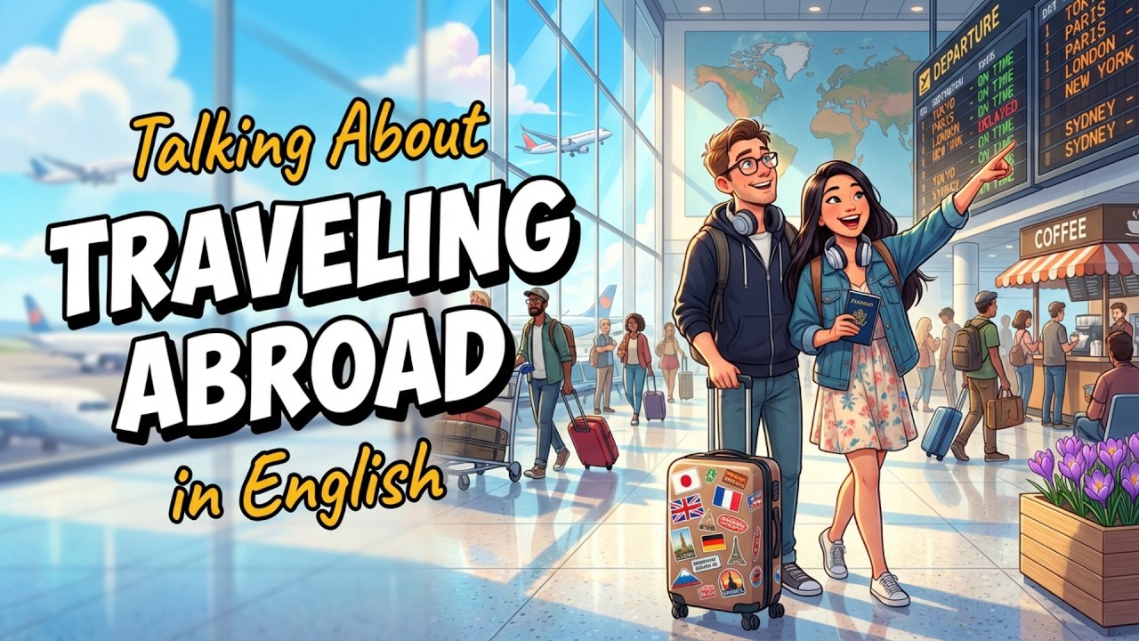 How to Talk About Traveling Abroad in English | English Conversation Practice | English Podcast