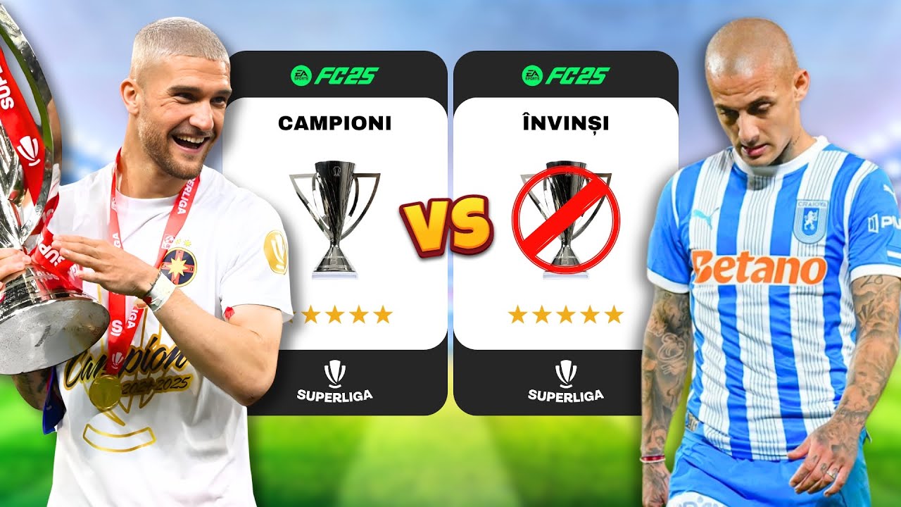 CAMPIONI ÎN SUPERLIGĂ vs ÎNVINȘI 🔥 Super Experiment FC 25