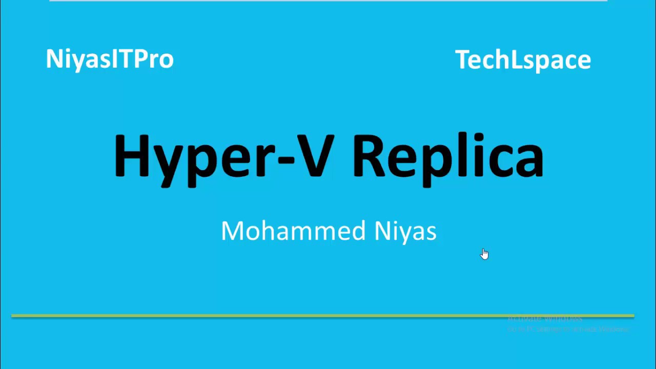 Plan your Disaster Recovery Site using Hyper-V Replica