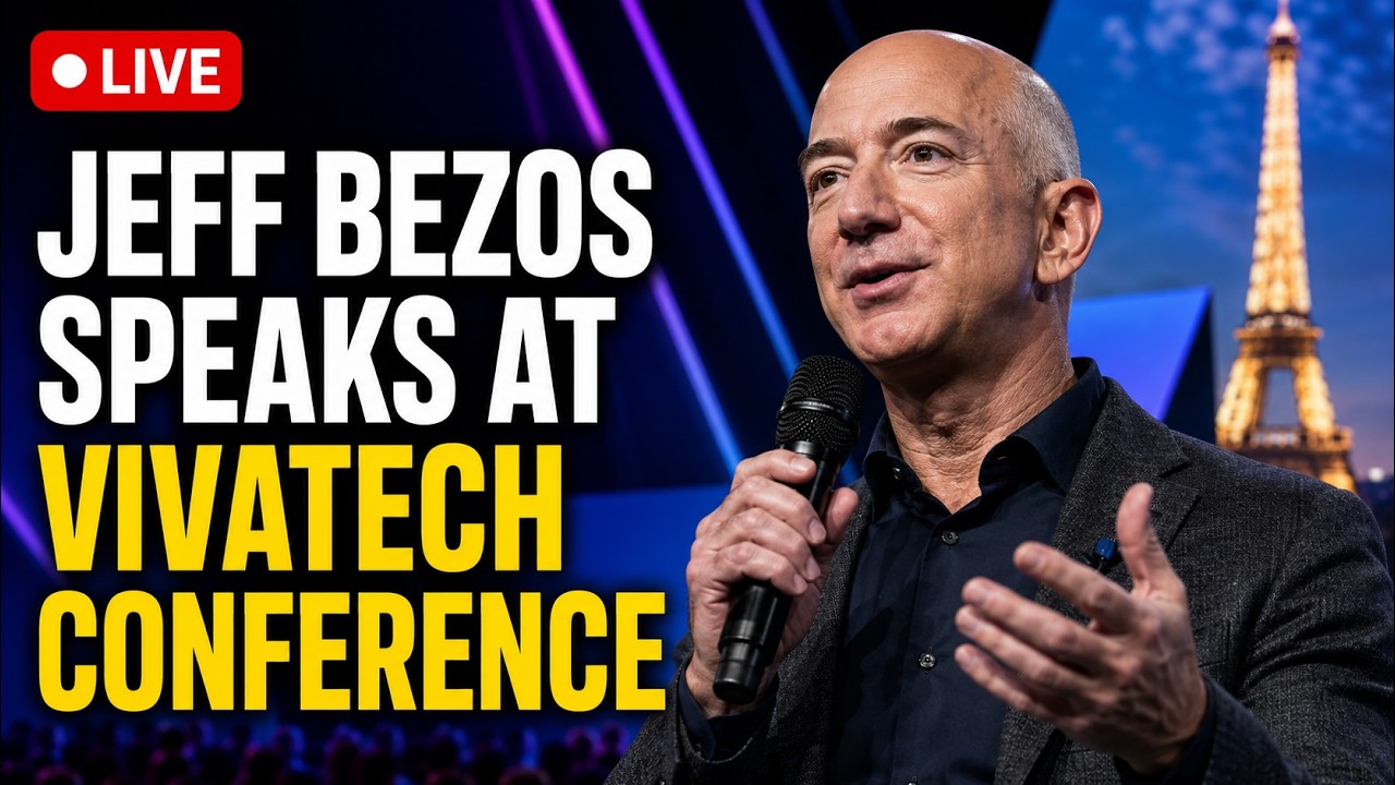 Jeff Bezos LIVE | Jeff Bezos Speaks At VivaTech Conference In Paris