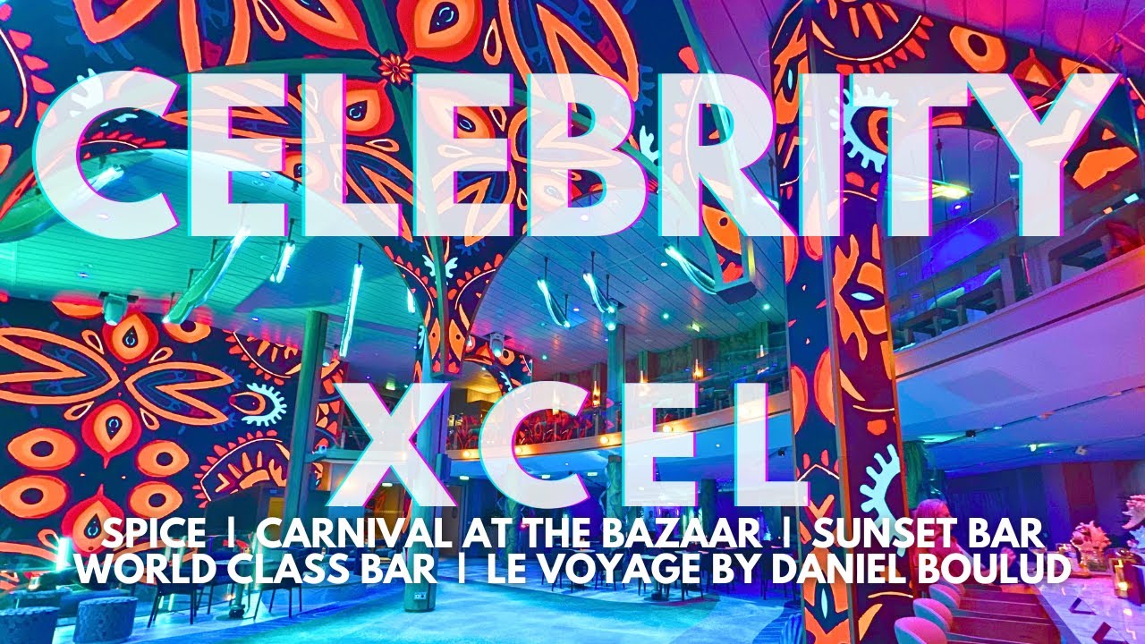 Celebrity Xcel - Celebrities newest ship! Our final day. Carnival, bars, and one incredible meal.