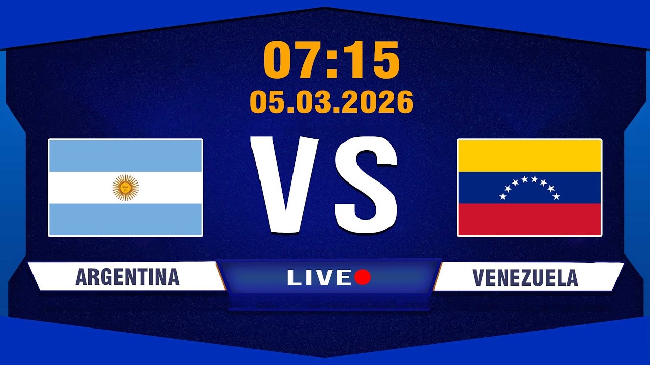 🔴 Argentina vs Venezuela | Bùng nổ phút chót, đảo chiều