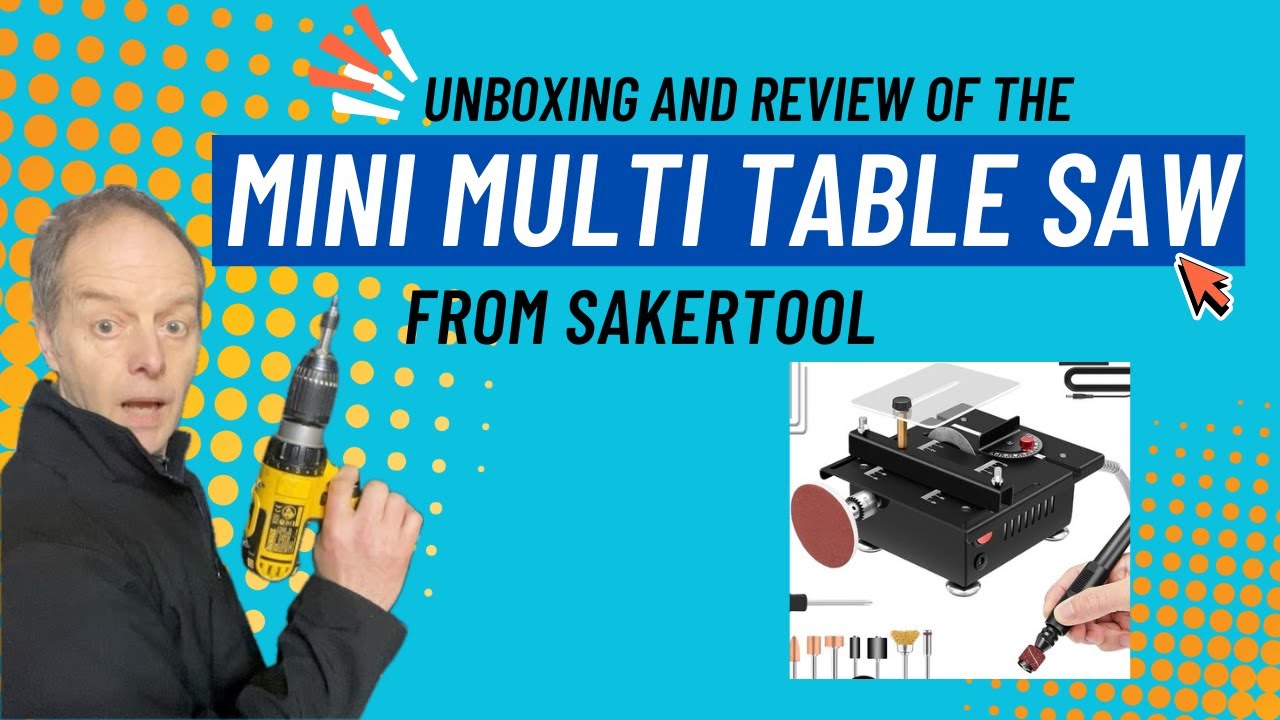 Распаковка и обзор мини-пилы Saker Tool Mini Multifunction Table Saw