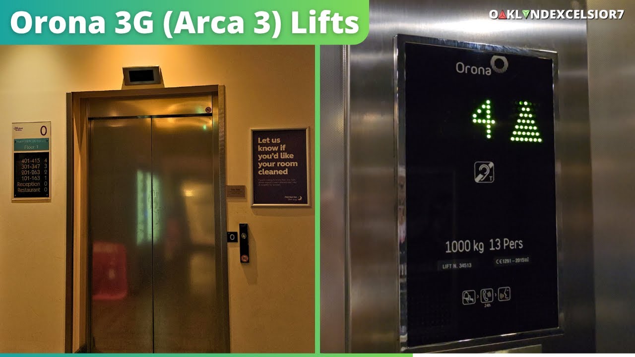 Orona 3G (Arca 3) Lifts at Premier Inn Newcastle (The Gate)