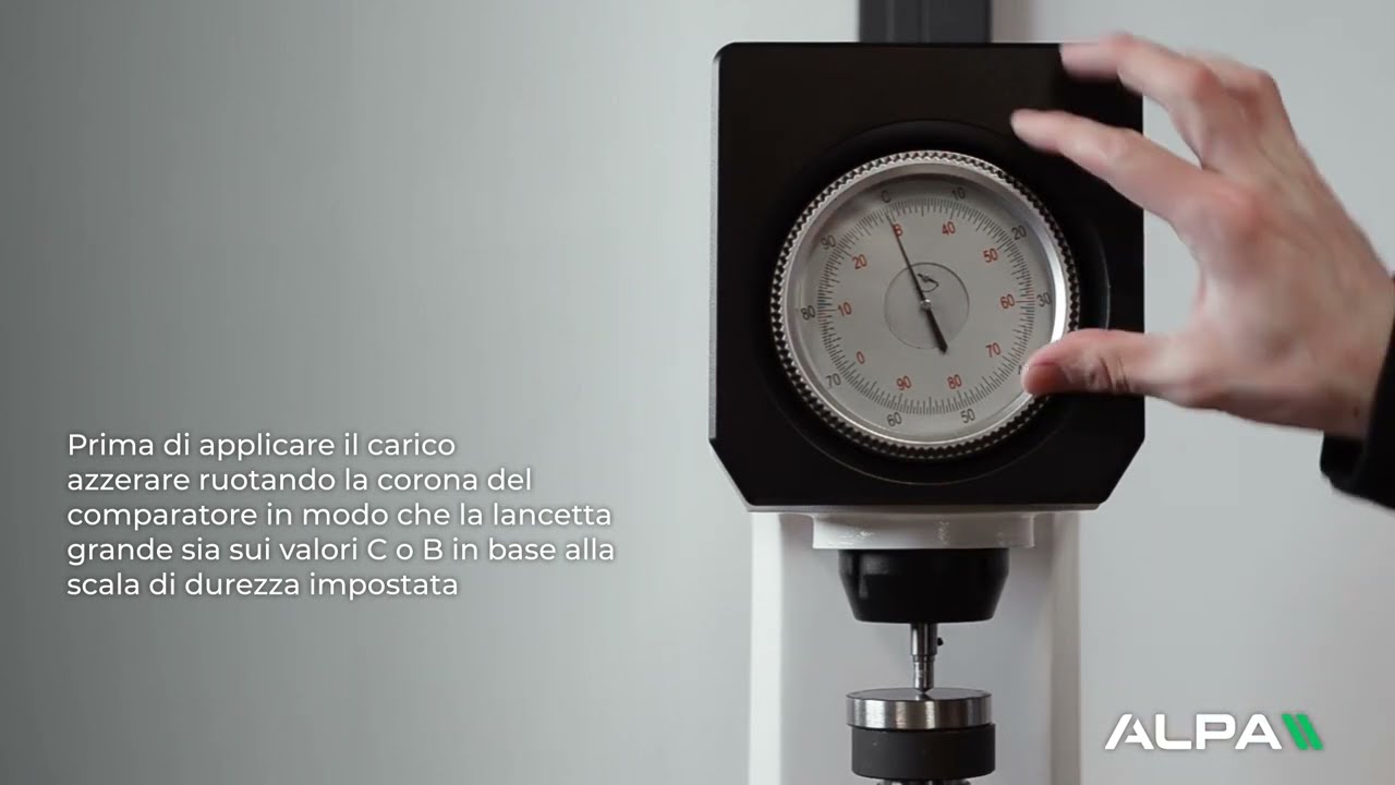 Come misurare durezza materiali? Guida rapida/tutorial Durometro da banco manuale ALPA H-MASTER