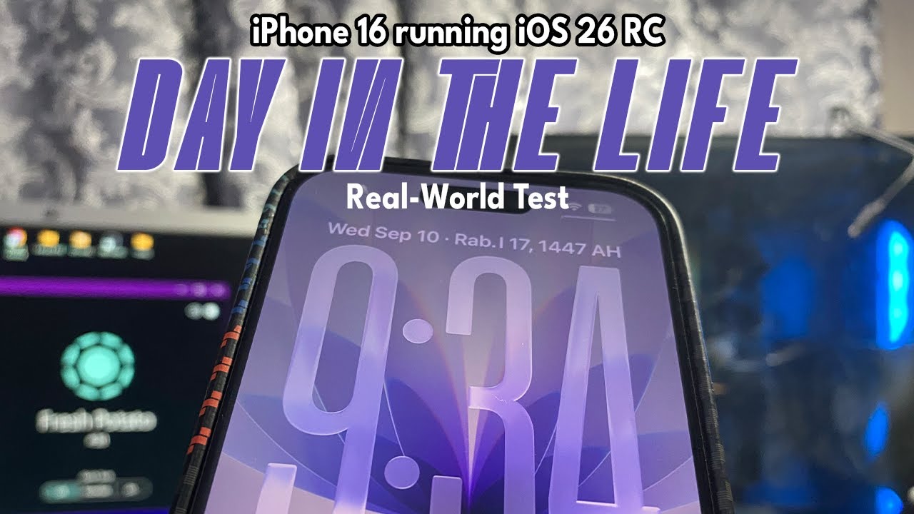 iOS 26 RC Real World Test ft. iPhone 16 (Day in the Life)