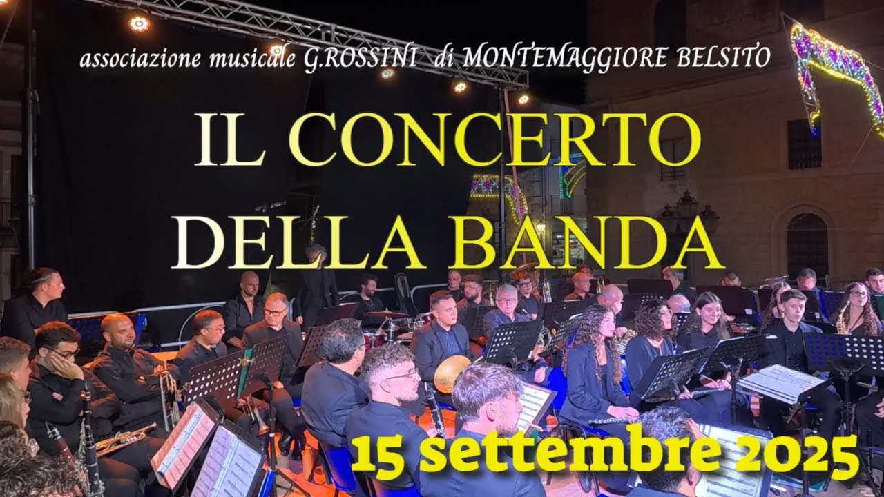 CORPO BANDISTICO G.ROSSINI - CONCERTO SS. CROCIFISSO -  Montemaggiore Belsito 14 settembre 2025