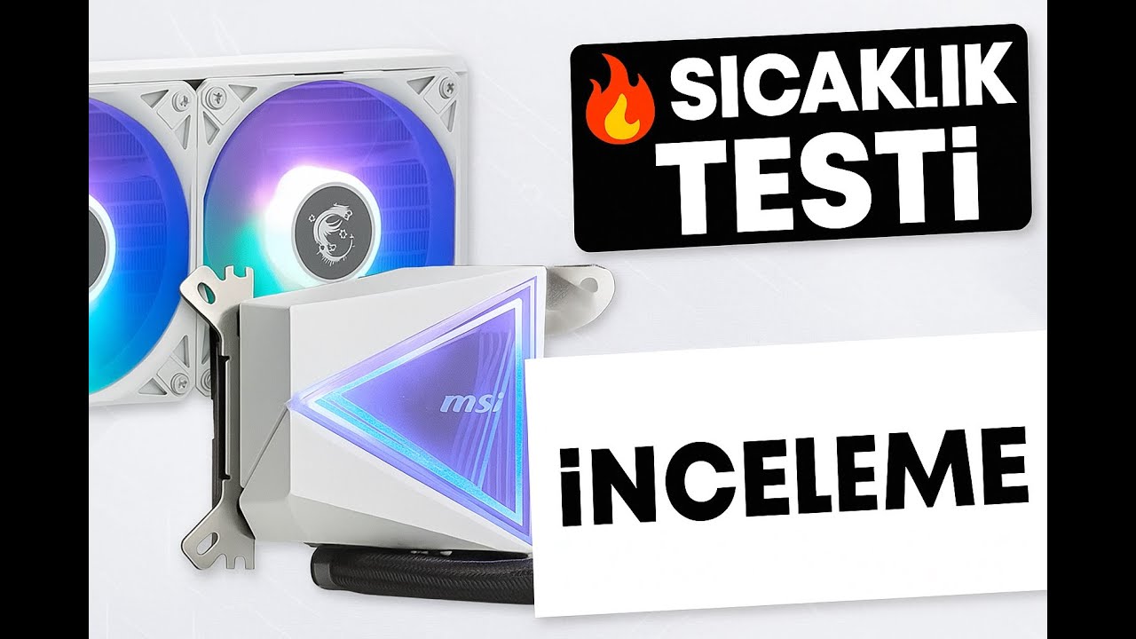MSI CoreLiquid I240 White İnceleme 🔥 | Sıvı Soğutma Sıcaklık Testi, Kutu Açılımı