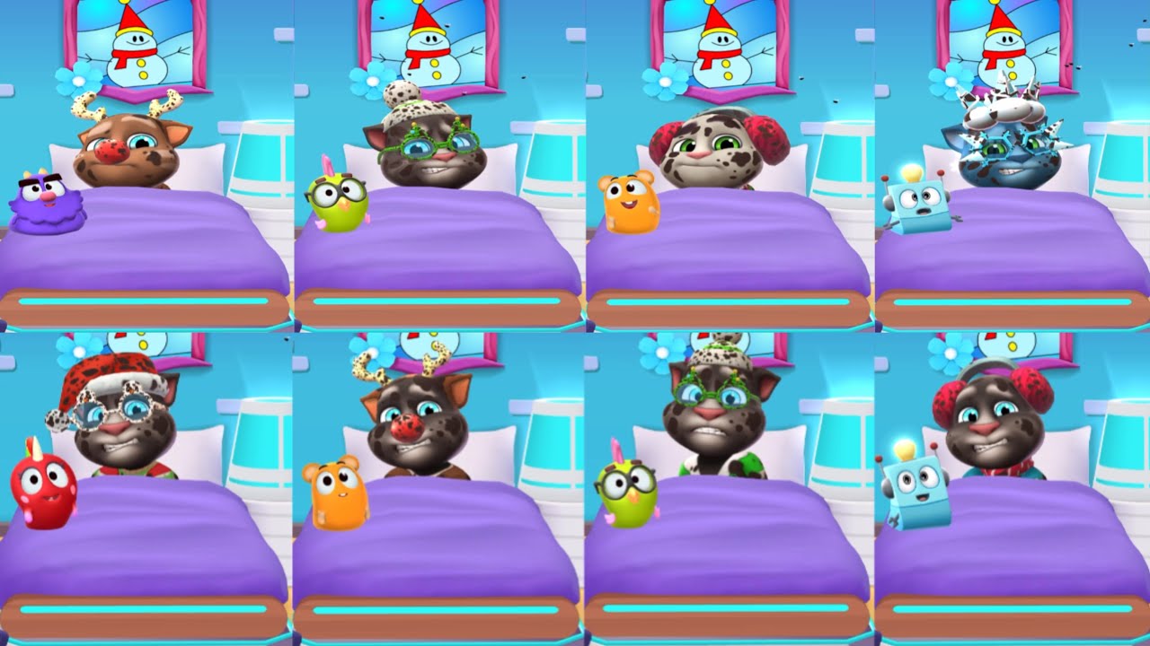 Christmas Day 🎄8 Character | My Talking Baby Tom 2 Vs My Talking Tom 2