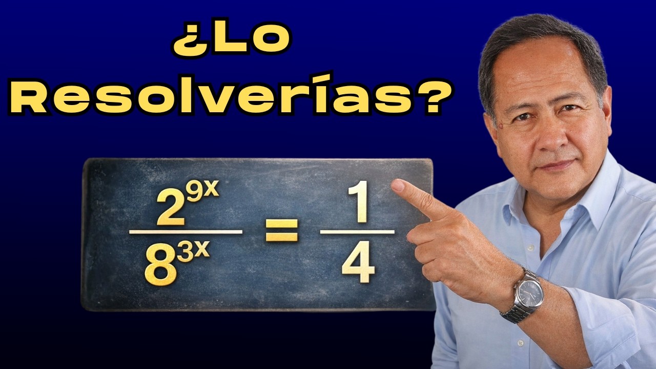 ¿Puedes Resolver Esta Ecuación Exponencial? Pocos Lo Hacen Correctamente