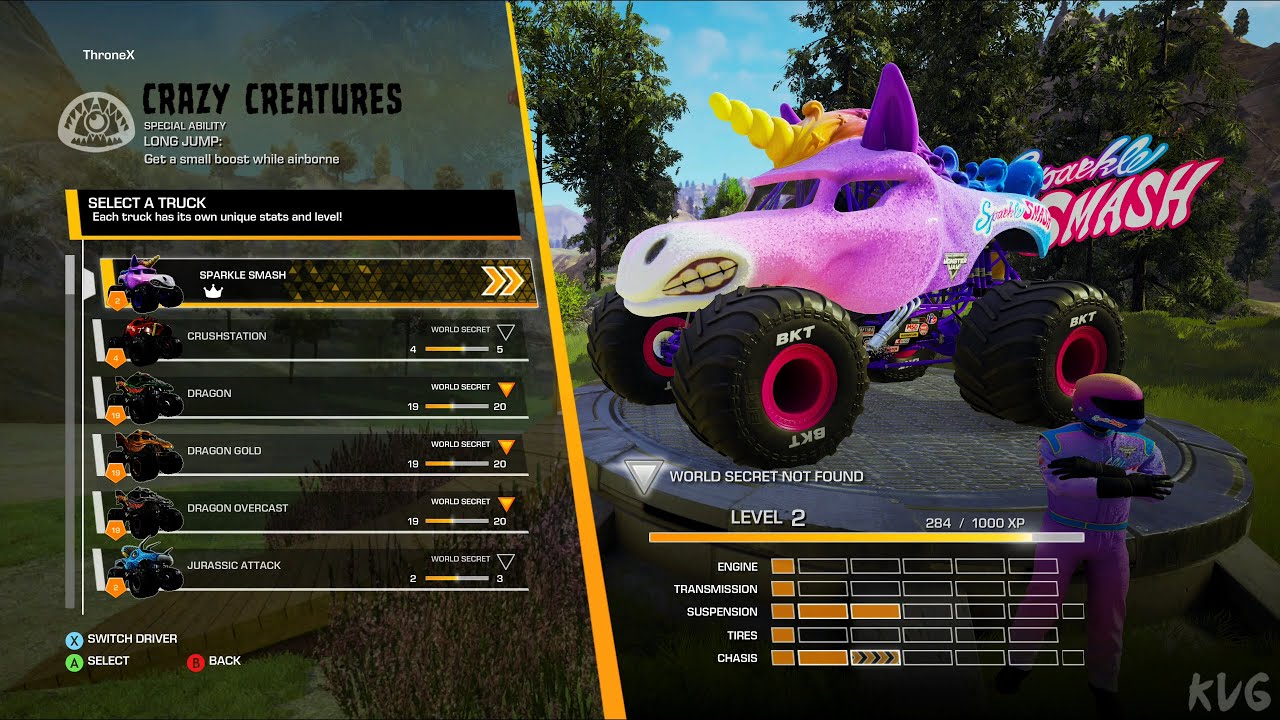 Monster Jam Steel Titans 2 - All Monster Trucks | List (PC UHD) [4K60FPS]