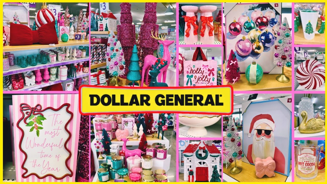 НОВЫЙ РОЖДЕСТВЕНСКИЙ ДЕКОР 2025 ОТ Dollar General | Бюджетные идеи декора!