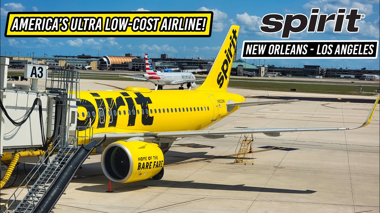 Flying Spirit Airlines Airbus A320neo | New Orleans - Los Angeles