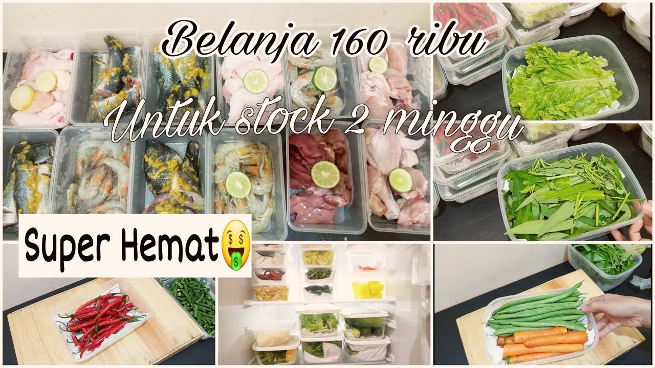 FOOD PREPARATION | BELANJA MINGGUAN HEMAT