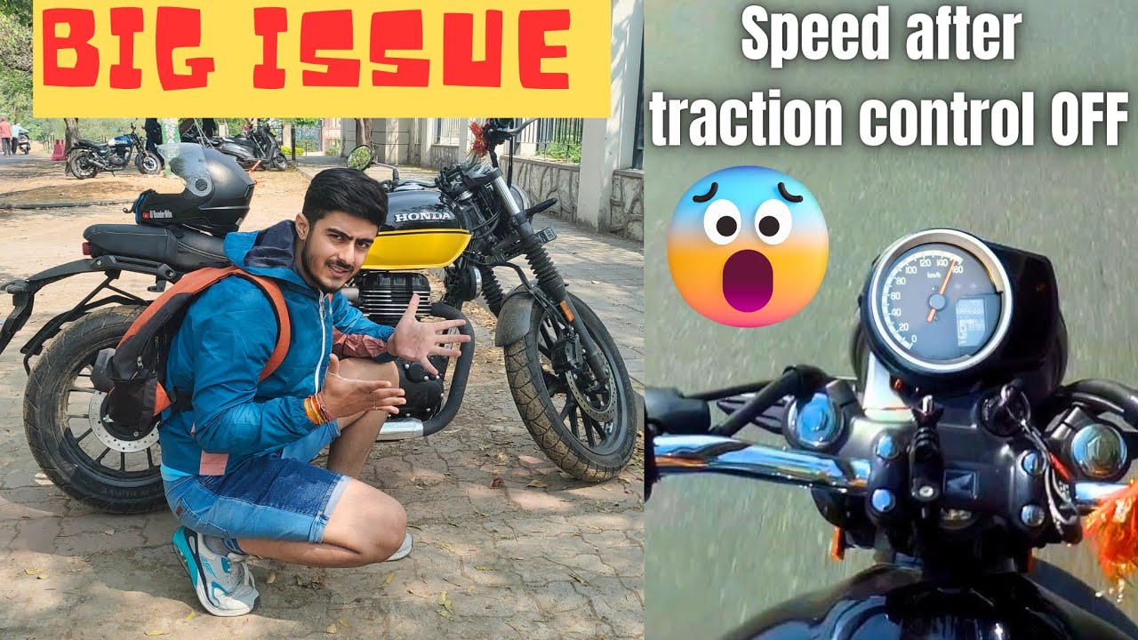 BIG ISSUE in Honda CB 350rs on Rainy Day 😪 | Performance after TRACTION CONTROL OFF  😱