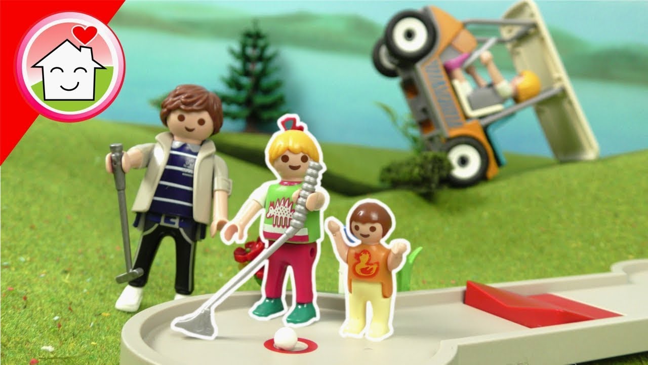 Playmobil Film deutsch - Minigolf mit Familie Hauser - Spielzeug Kinderfilm