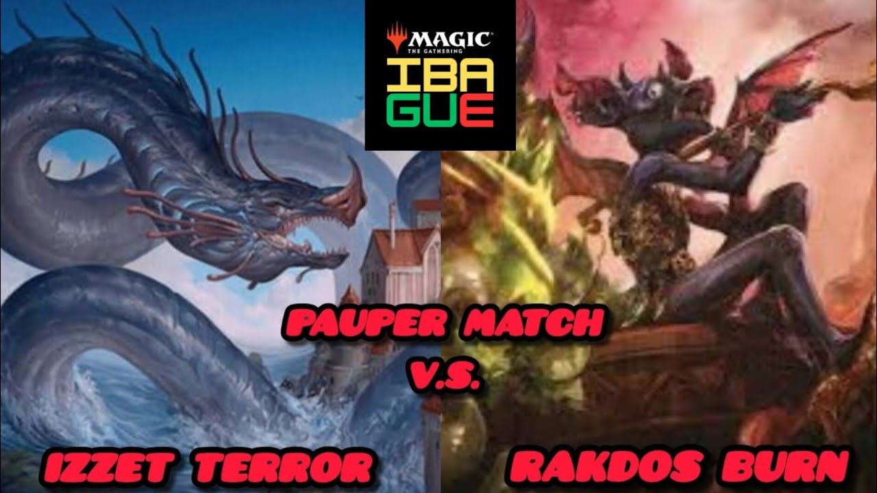 ¡Cuando te dejan ganar! | Izzet Terror V.S. Rakdos Burn | Pauper Match | 18/06/2025 | Magic Ibagué