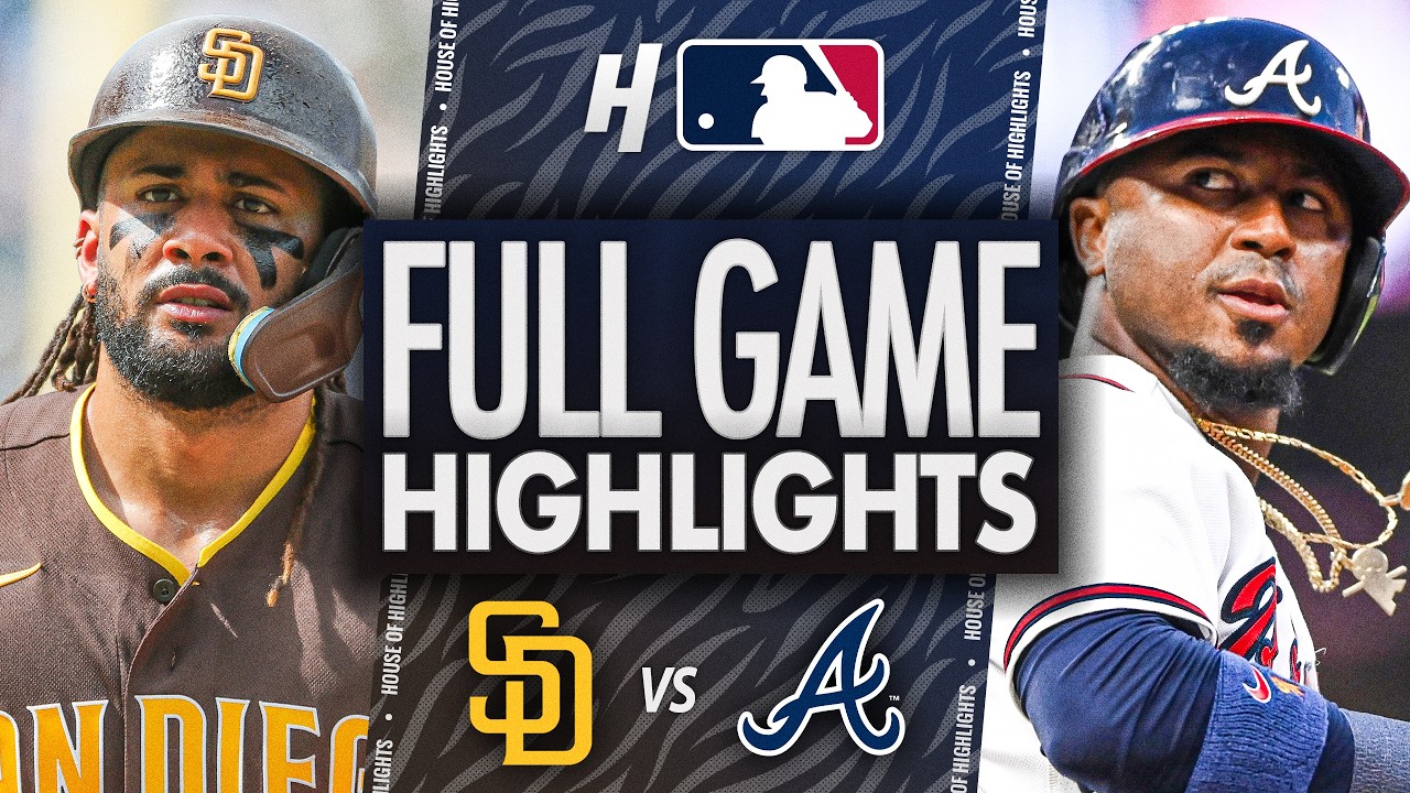San Diego Padres против Atlanta Braves &mdash; ЛУЧШИЕ МОМЕНТЫ МАТЧА 🔥 20 июля 2026 г., сезон MLB