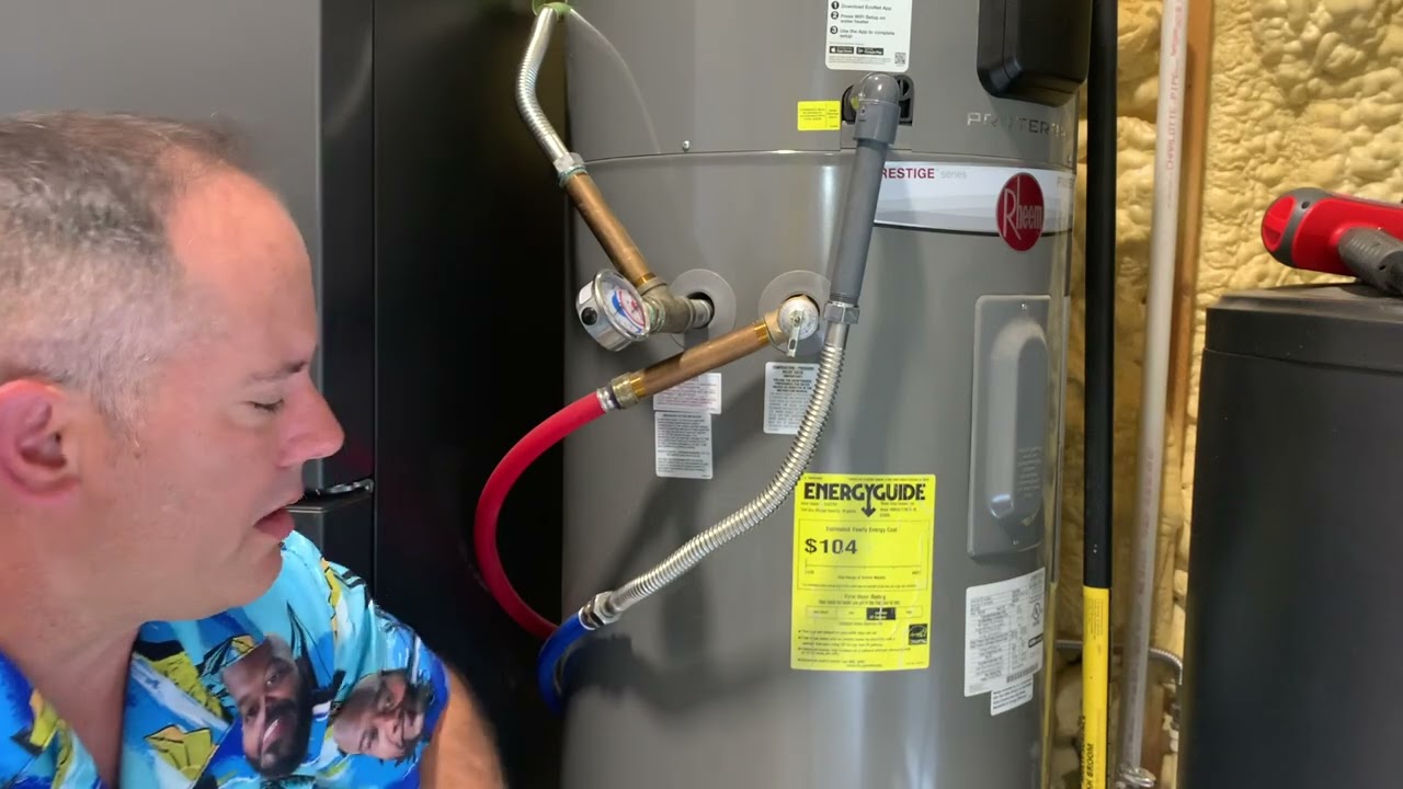 Rheem Hybrid/heat pump Condensate line