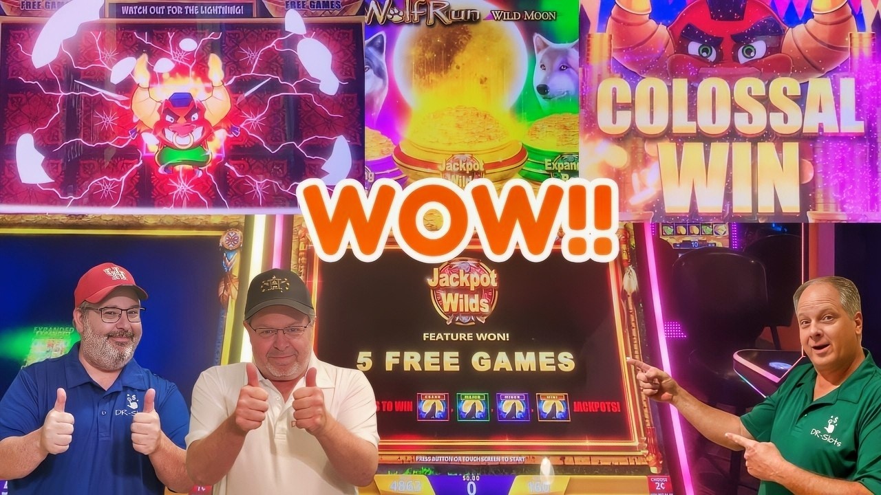Brand New Wolf Run Wild Moon Bonus - Maxi Jackpot Winner at Coushatta Casino!