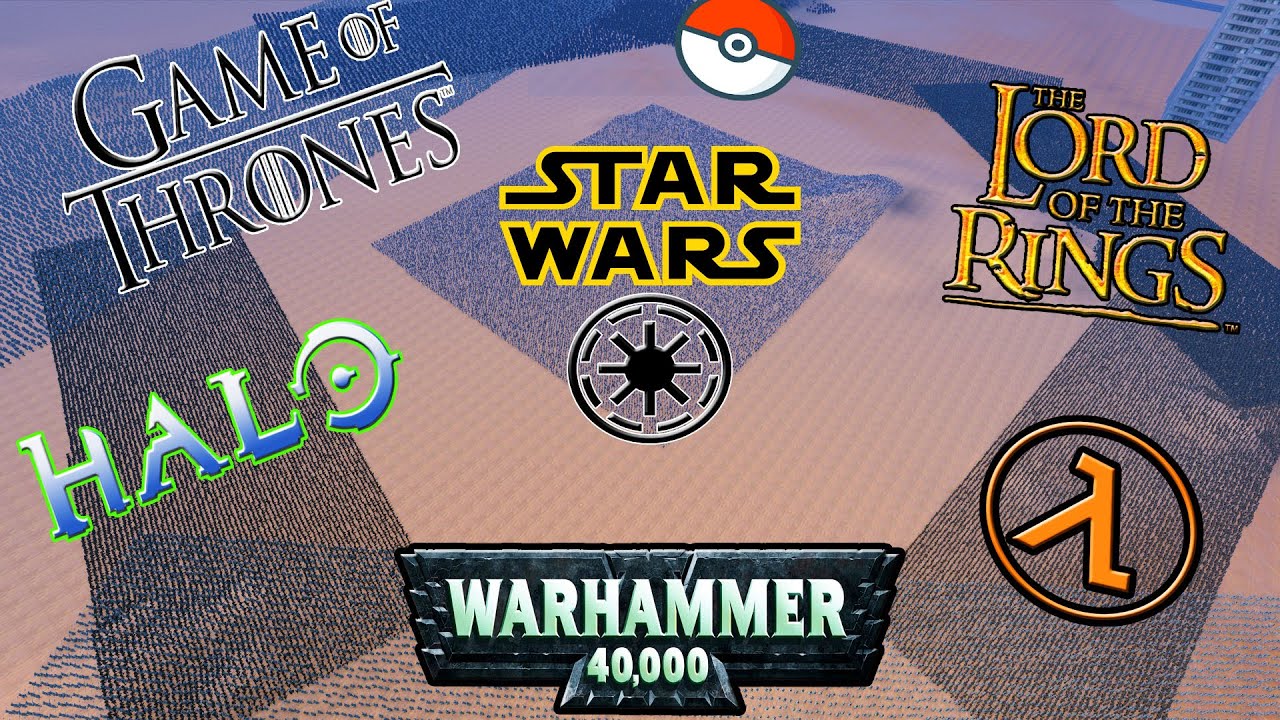 Clone Trooper Army vs ALL FANTASY ARMIES! - UEBS: Star Wars, Halo, LotR, Warhammer 40k, and GoT Mods