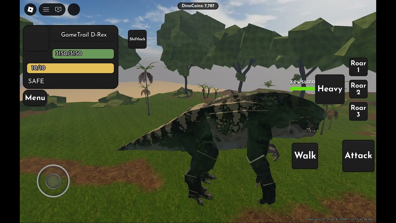 I helped an Allosaurus pack as D rex ( jb's new update)