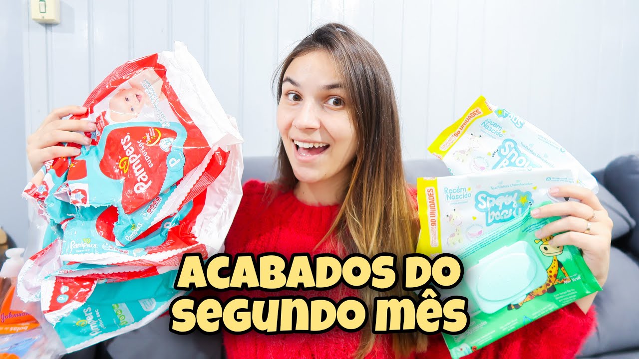 USADOS E ACABADOS DO SEGUNDO MÊS DO BEBÊ