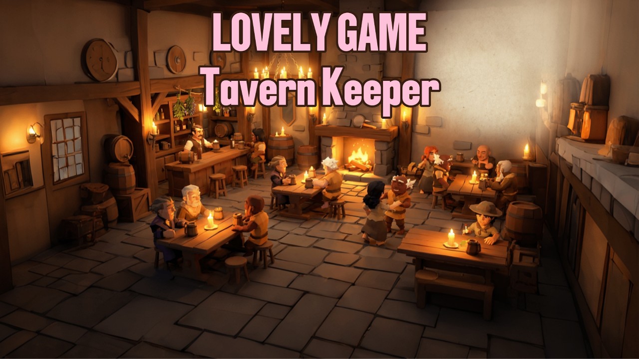 TavernKeeper Walkthrough Part 1 - New Shop Open (Lovely Game)
