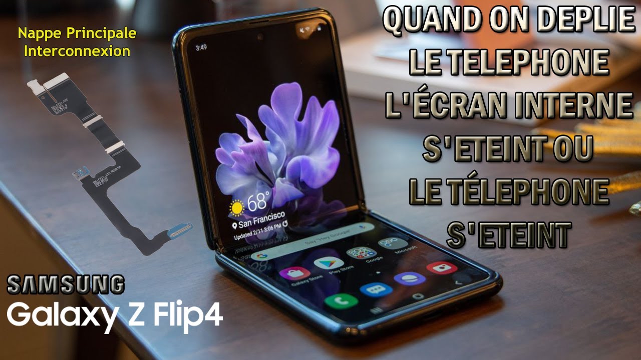Samsung Z Flip 4 : Le Téléphone S’éteint en se Pliant ! | Remplacement du Câble Connexion