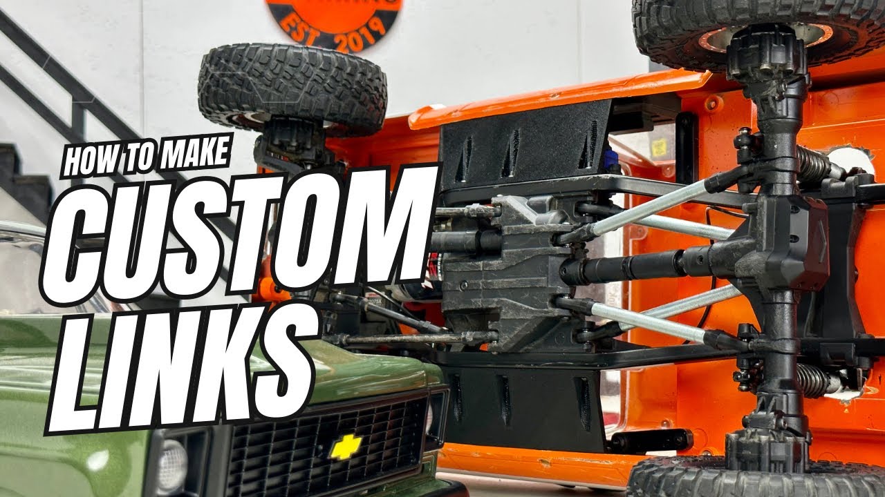 How to make custom links for RC Rock Crawlers like TRX4