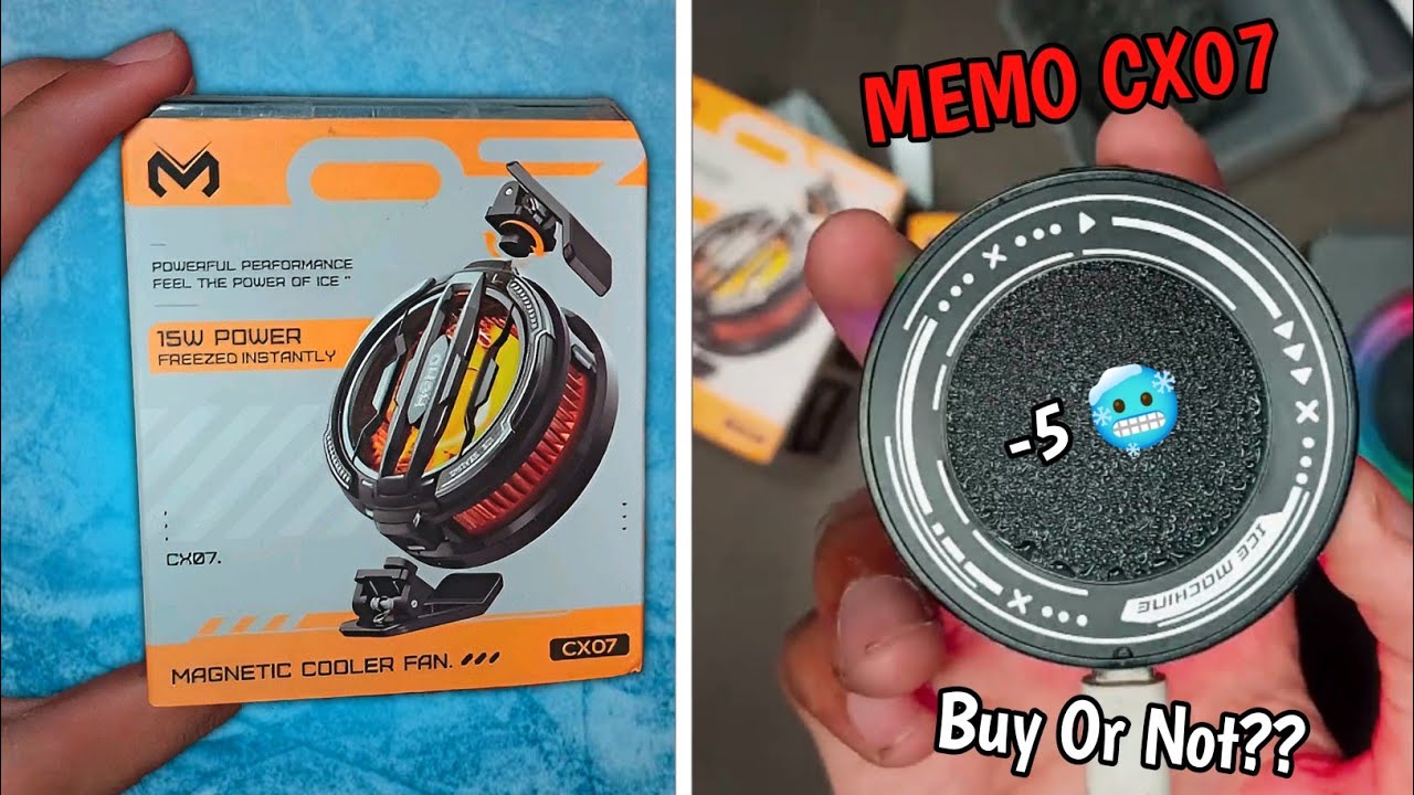 Memo CX07 Extreme Cooling Test 2025 | Best Cooling Fan ? Buy or Not?