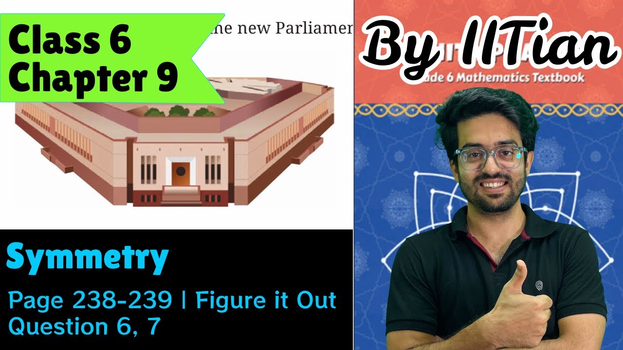 Questions 6, 7 | Pages 238–239 | Figure it out | Class 6 Maths | Chapter 9 Symmetry | Ganita Prakash