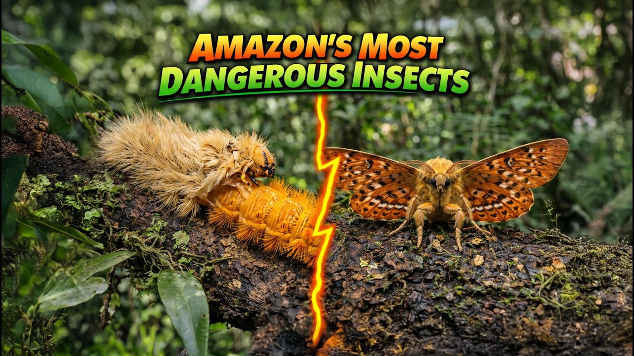 Amazon’s Most Dangerous Insects | Venomous Caterpillars & Deadly Wasps | Planet Fauna