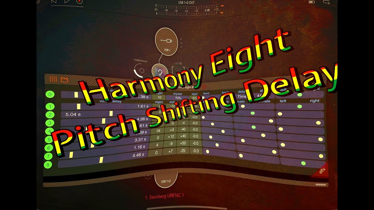Harmony Eight by Virsyn - Pitch Shifting Delay - Demo by Doug & Jo - This Gets Bonkers